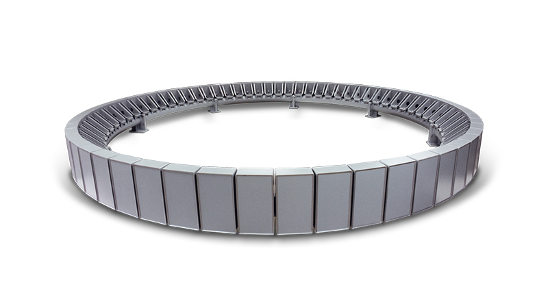 This circular metallic ship’s antenna is one of many innovative BAE Systems antenna group solutions created to support C4ISR systems, including IFF, secondary surveillance radar, and air traffic control radar.