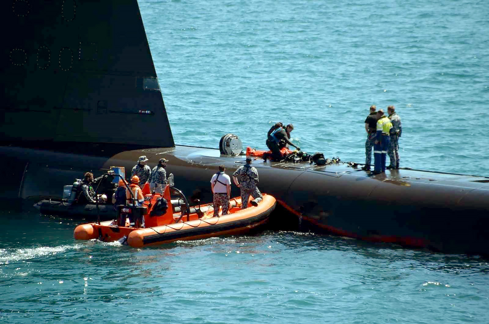 Submarine rescue exercise