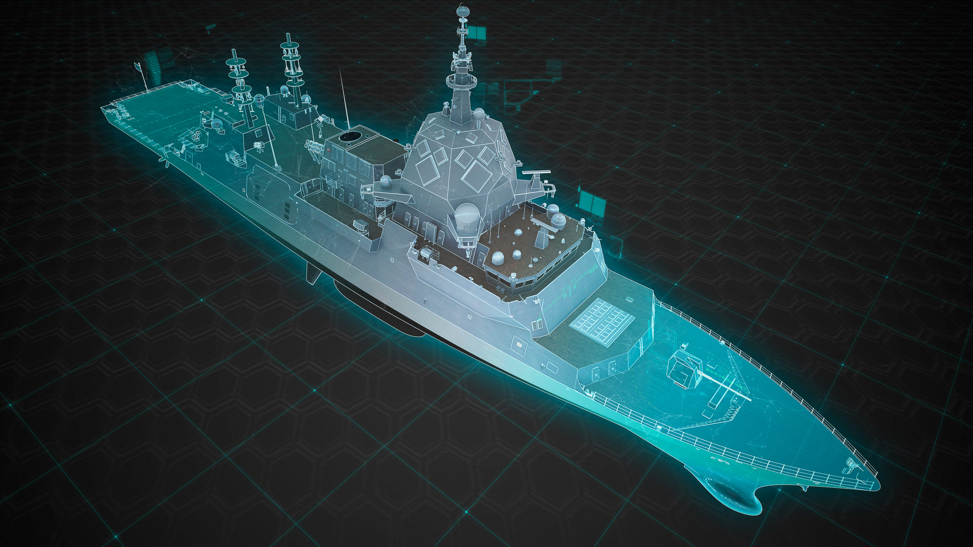 Hunter class frigate in design.