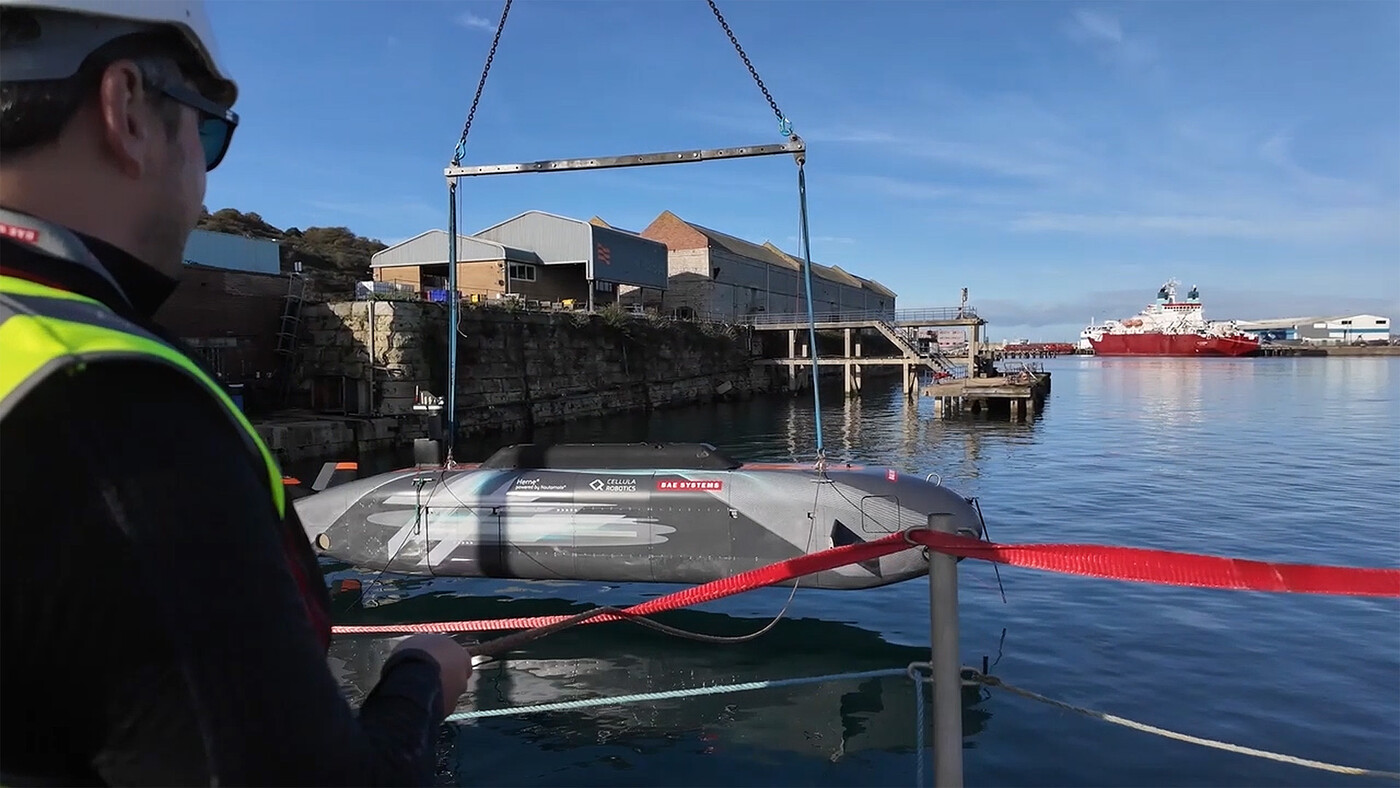 Image of Herne launching