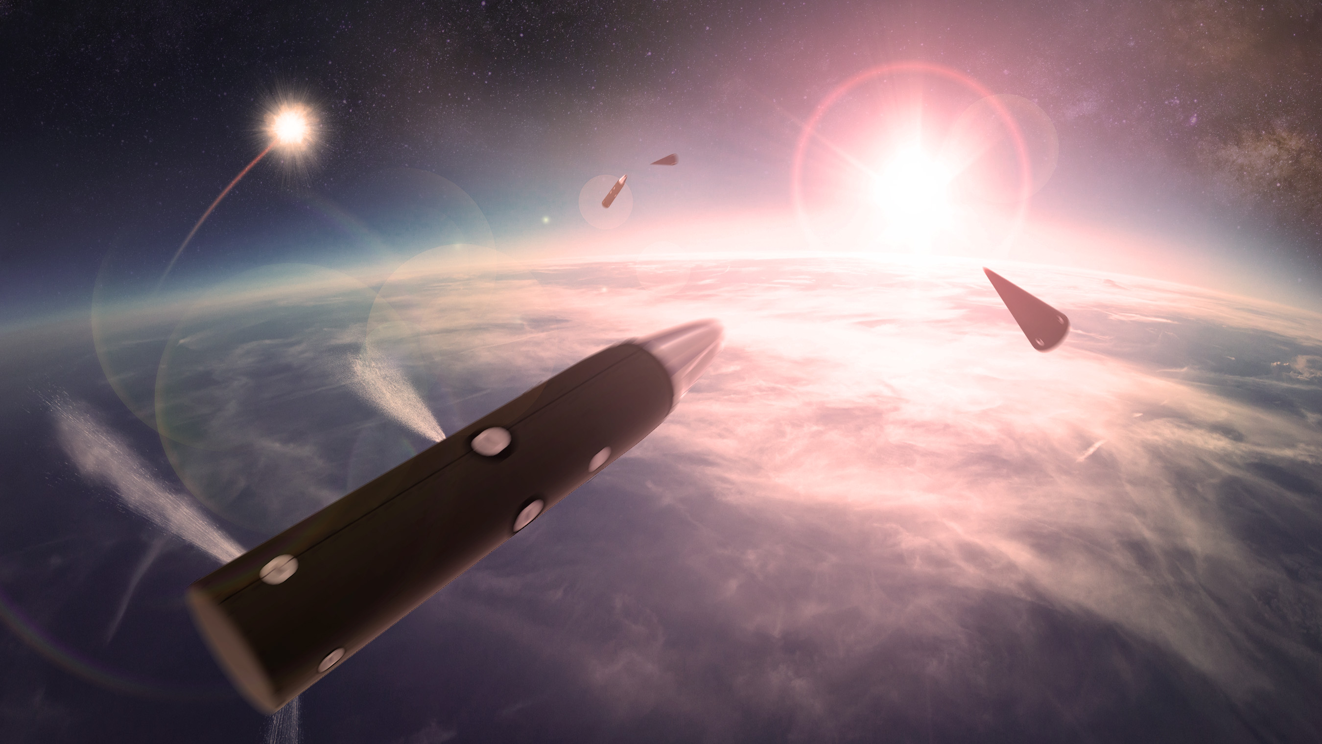 The BAE Systems THAAD Seeker, designed to help THAAD rockets intercept ballistic missile threats during their descent or re-entry phase.