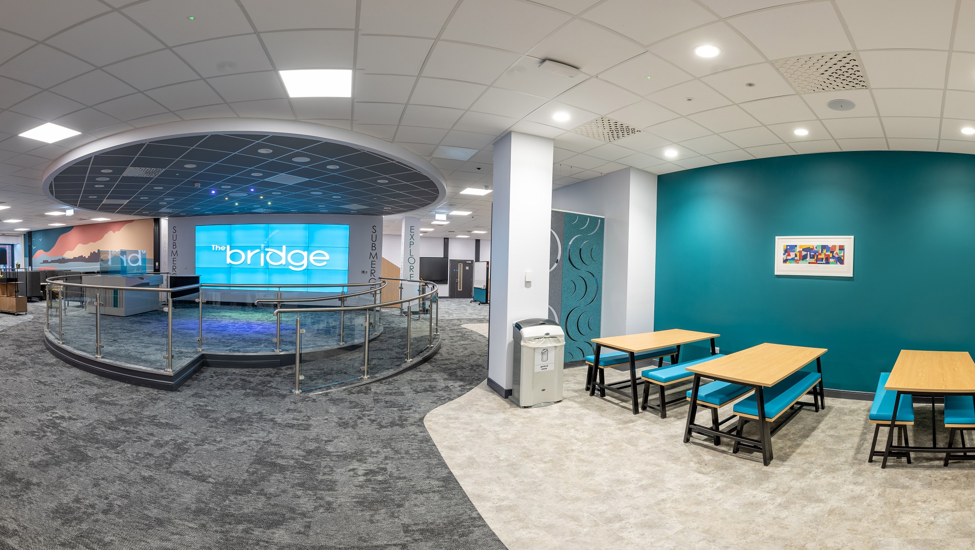 Inside the Bridge shopping centre in Barrow
