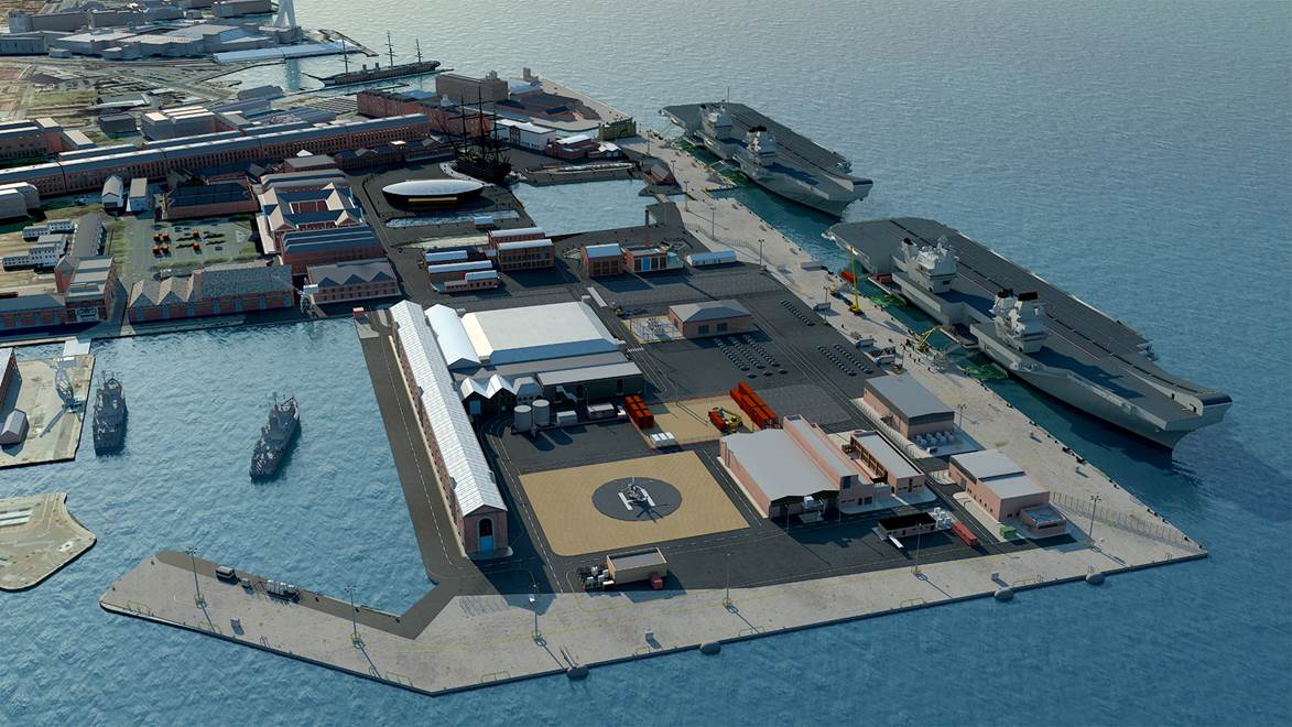 The Queen Elizabeth Class Centre of Specialisation works are nearing completion