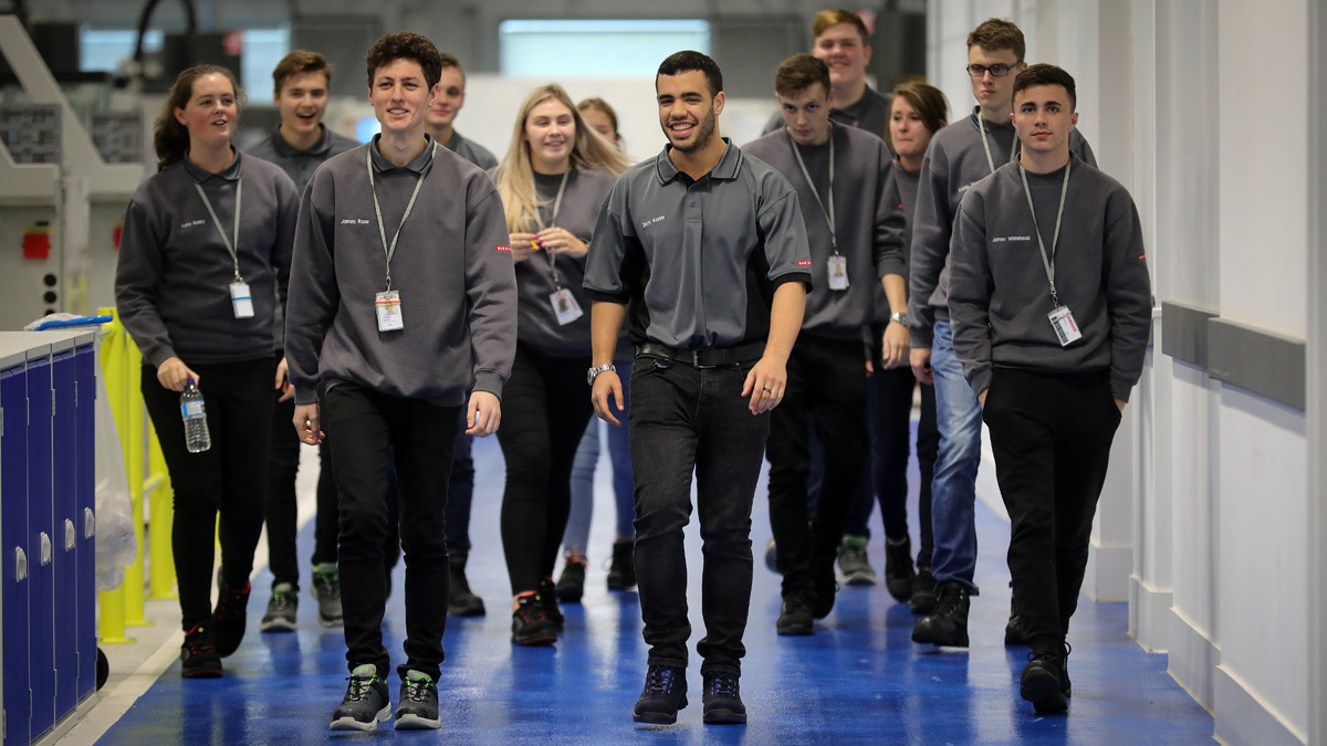 Image of BAE Systems apprentices
