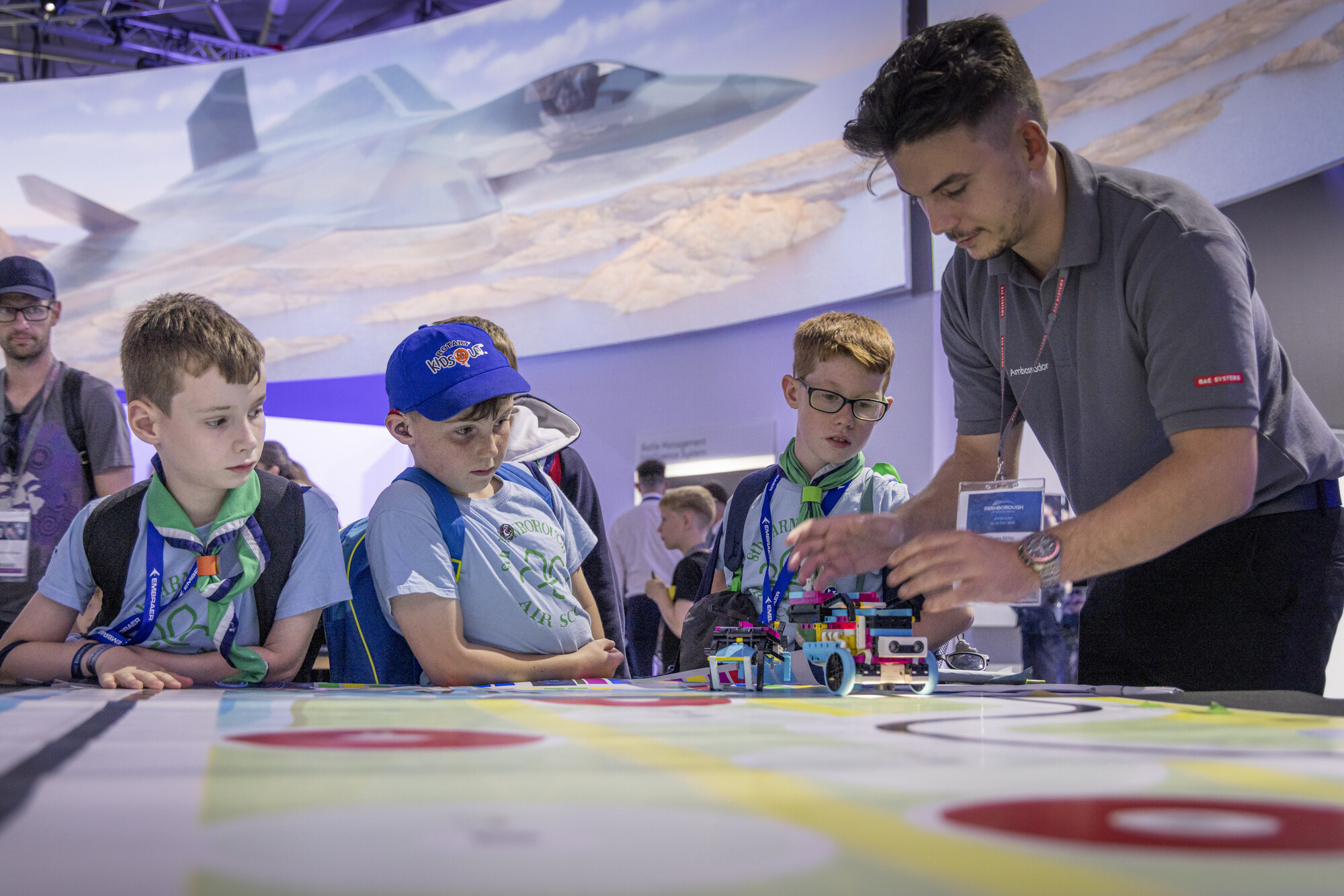 STEM dy at BAE Systems during Farnborough International Airshow