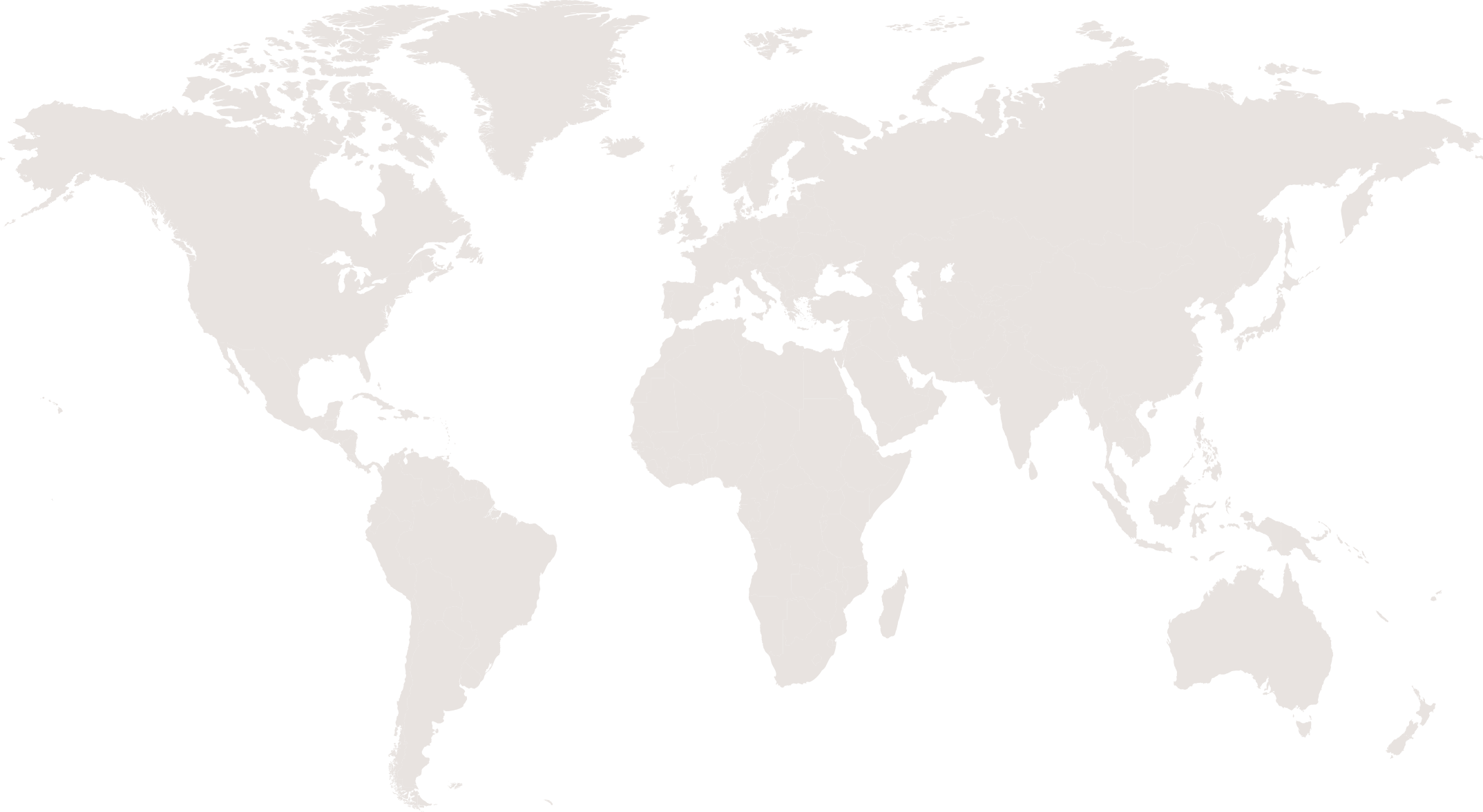 World map for locations