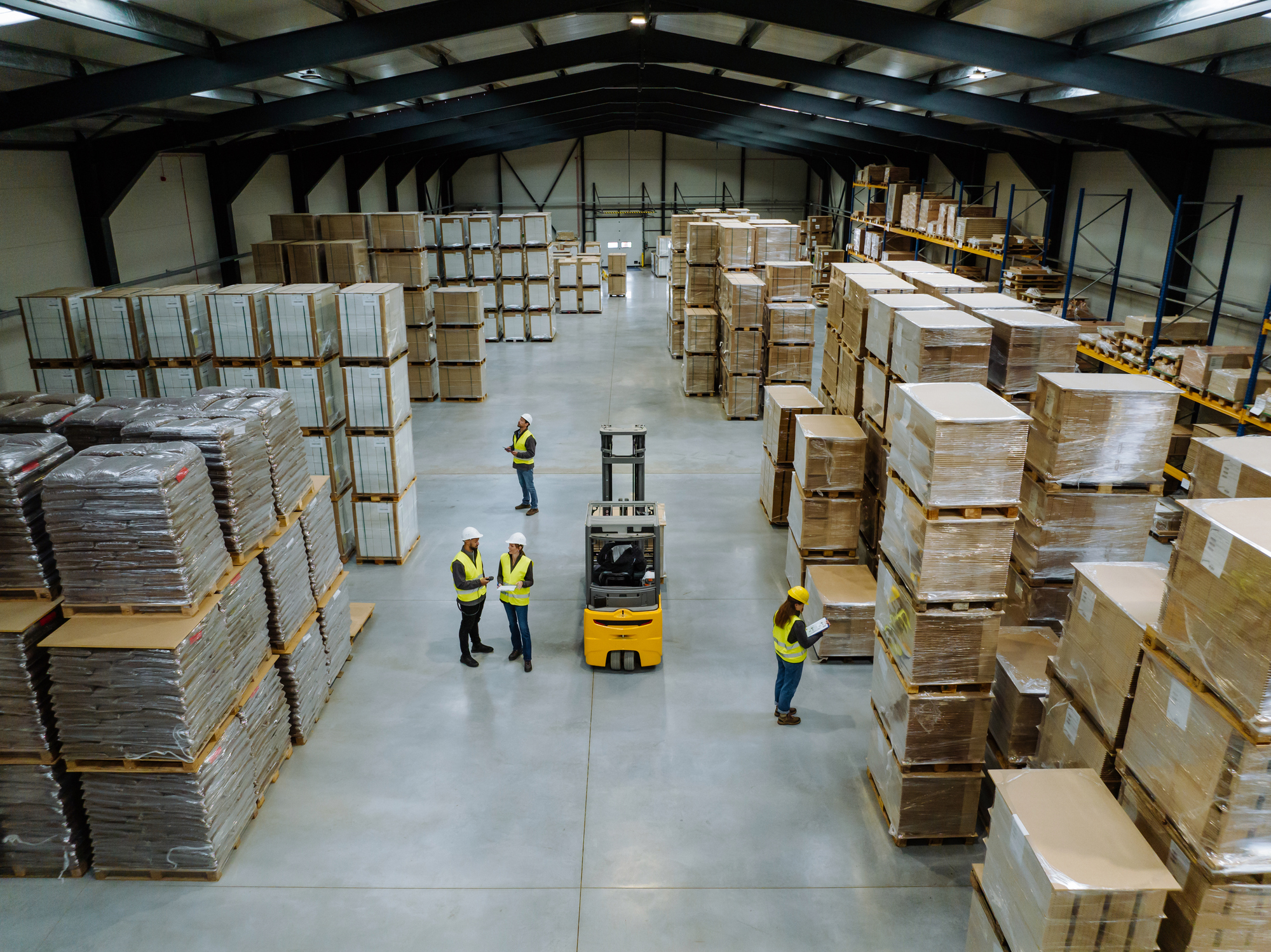 Suppliers in warehouse