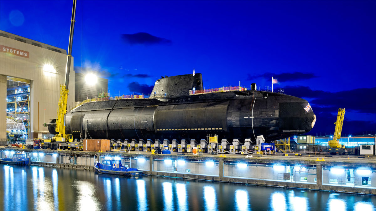 Image of Audacious at night fall 