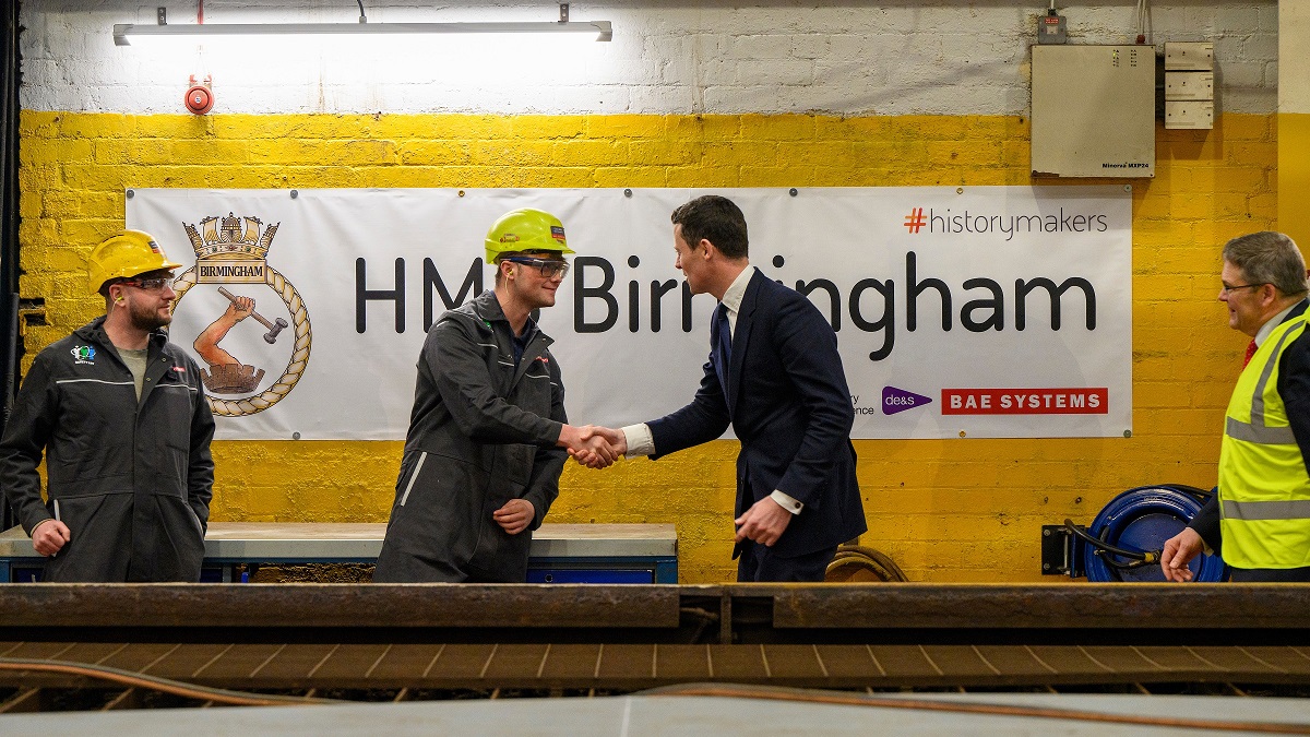 HMS Birmingham Steel Cut