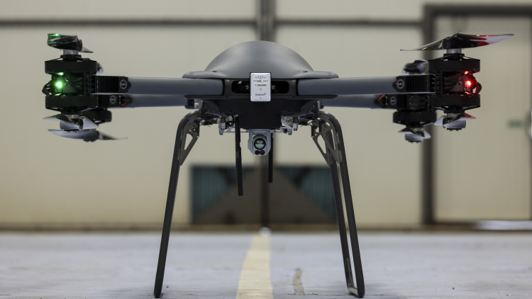 A fleet of all-electric Malloy Aeronautics T-150 uncrewed quadcopters will transport supplies between UK Carrier Strike Group ships when it deploys to the Indo-Pacific.