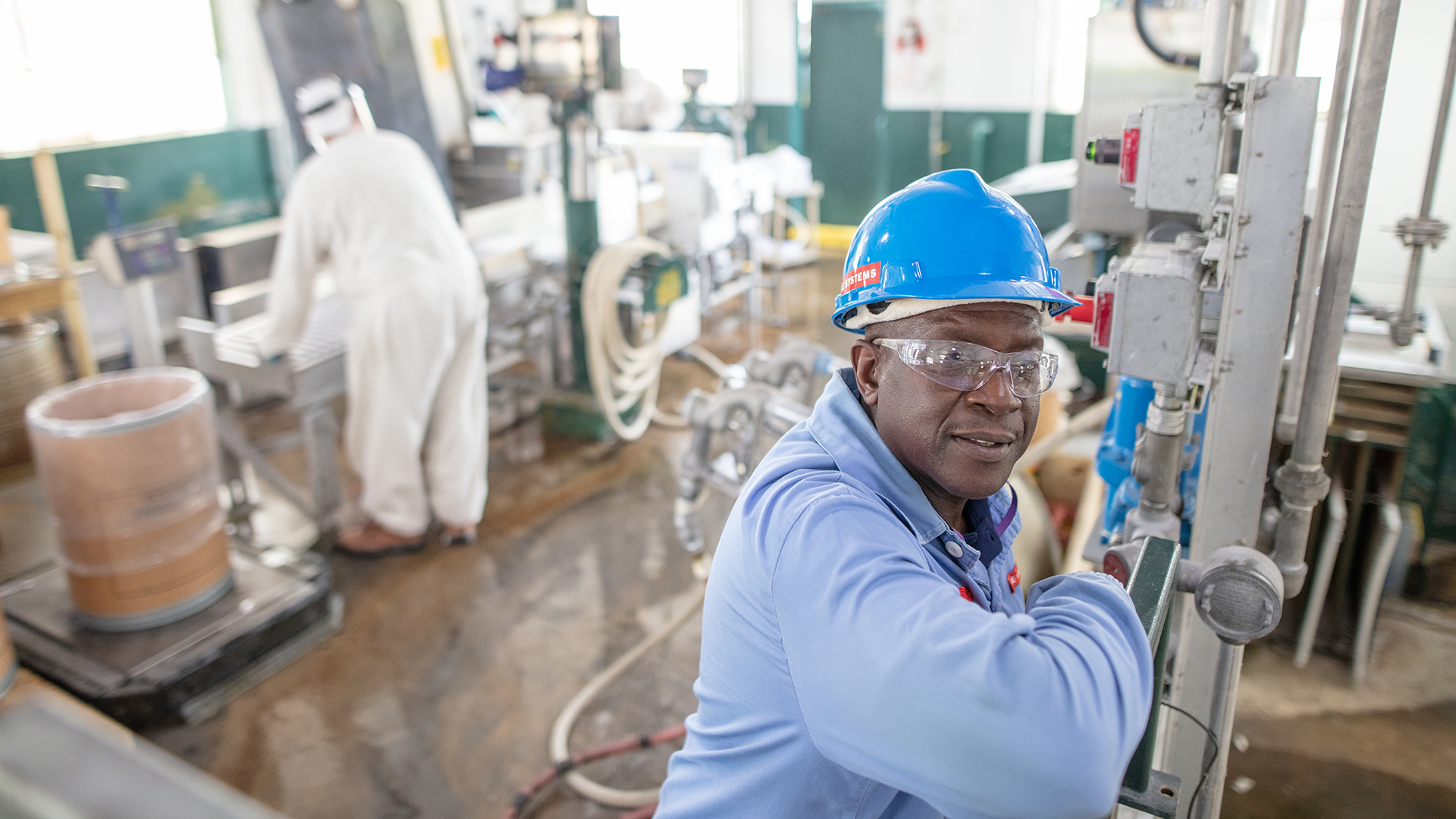 A Holston employee at work