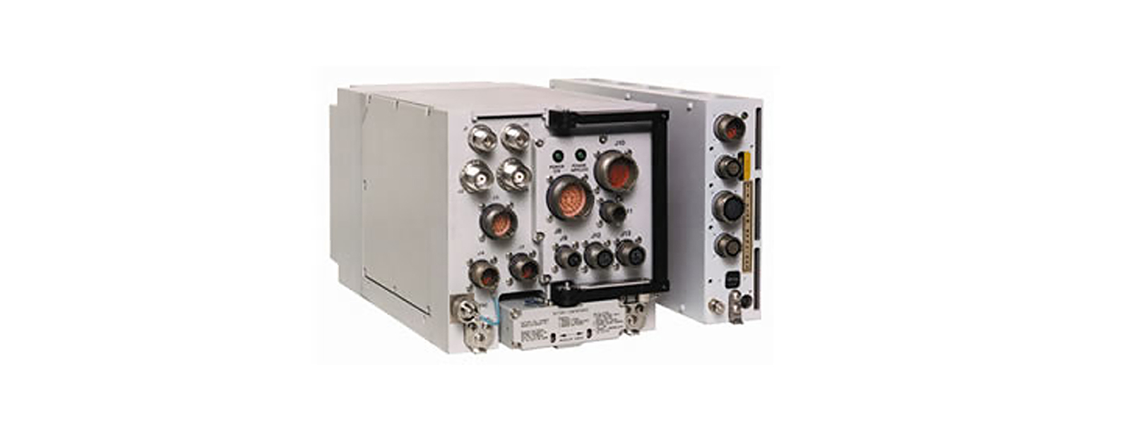 The MIDS Fighter Data Link Terminal shown here, when incorporated into the F-15 Eagle fighter jet, greatly enhances its tactical capabilities and pilot’s situational awareness.