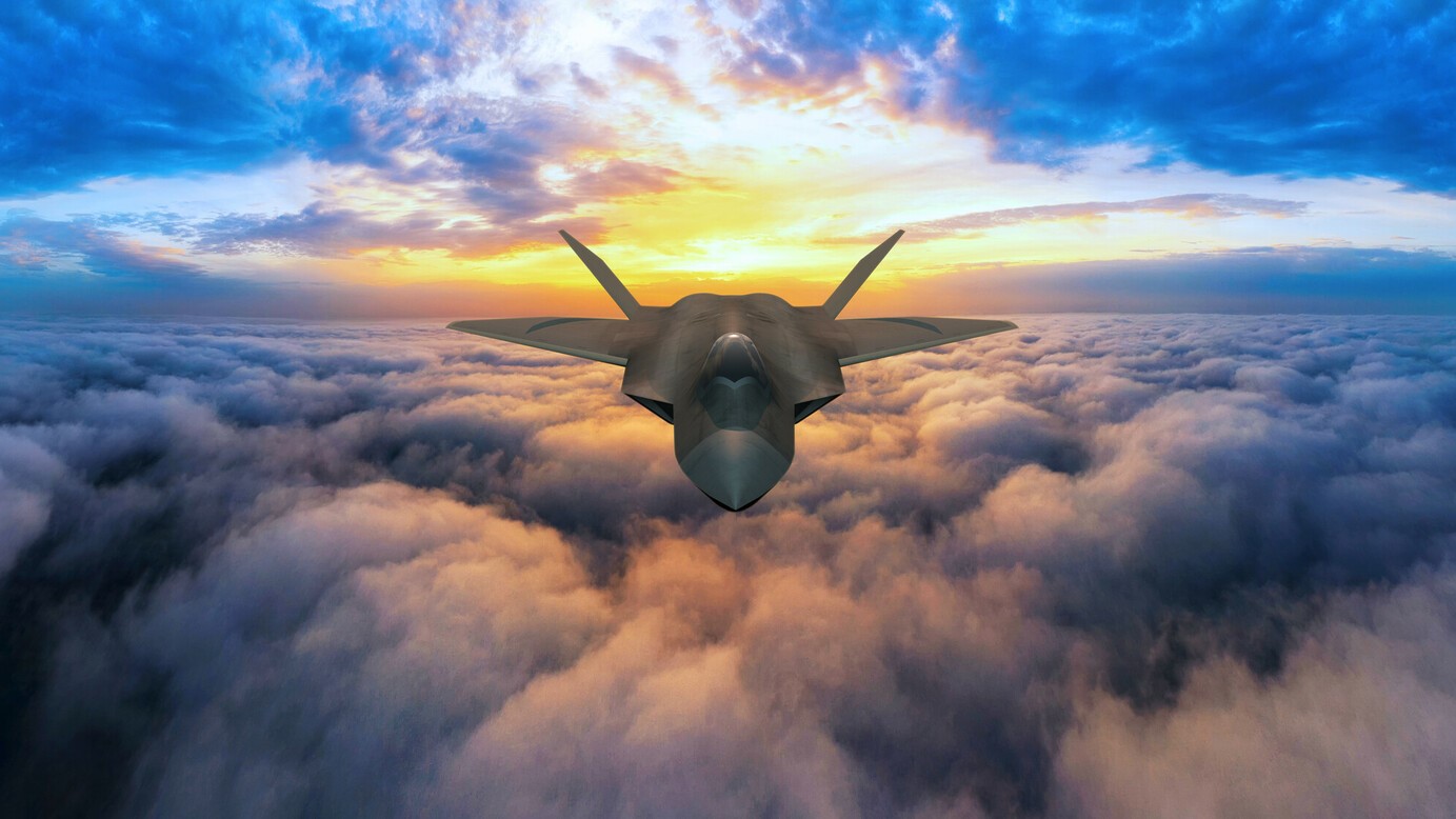 CGI Tempest flies through the dawn sky