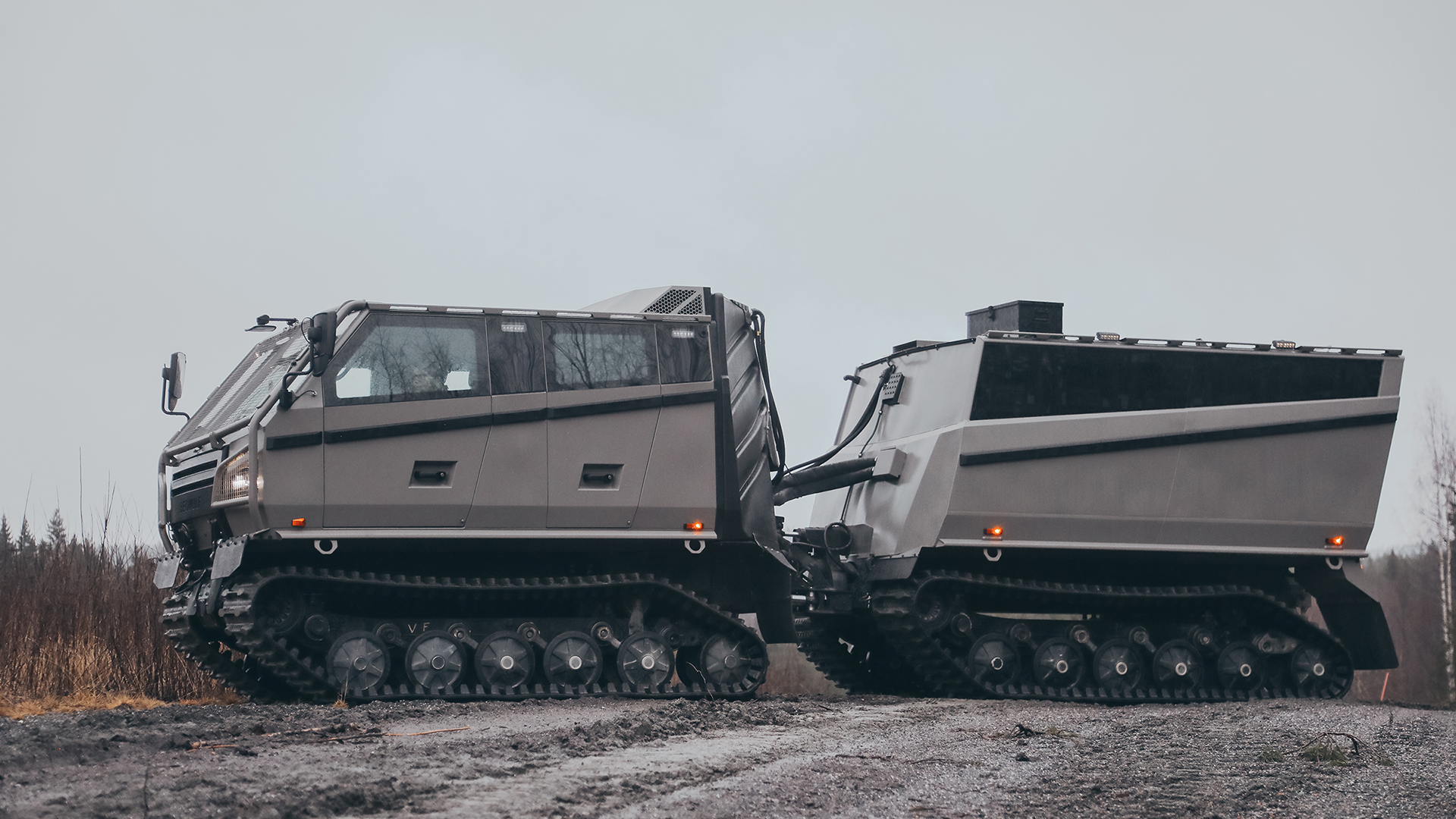 Side view of the Beowulf vehicle