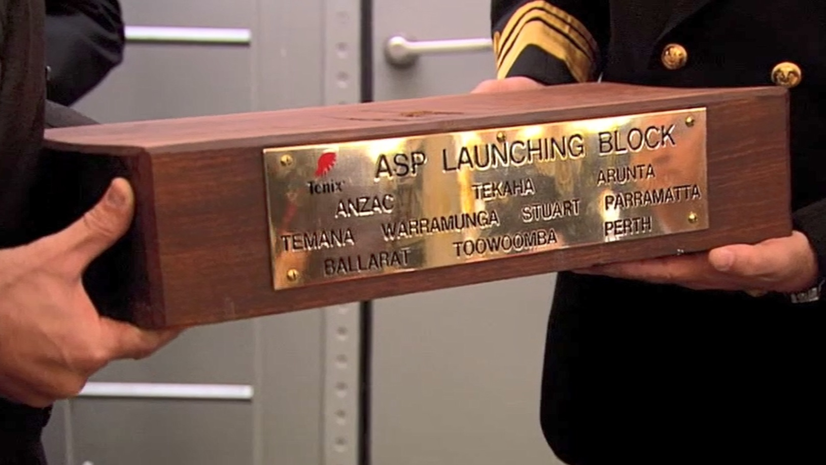 Anzac Ship Project - Launching Block