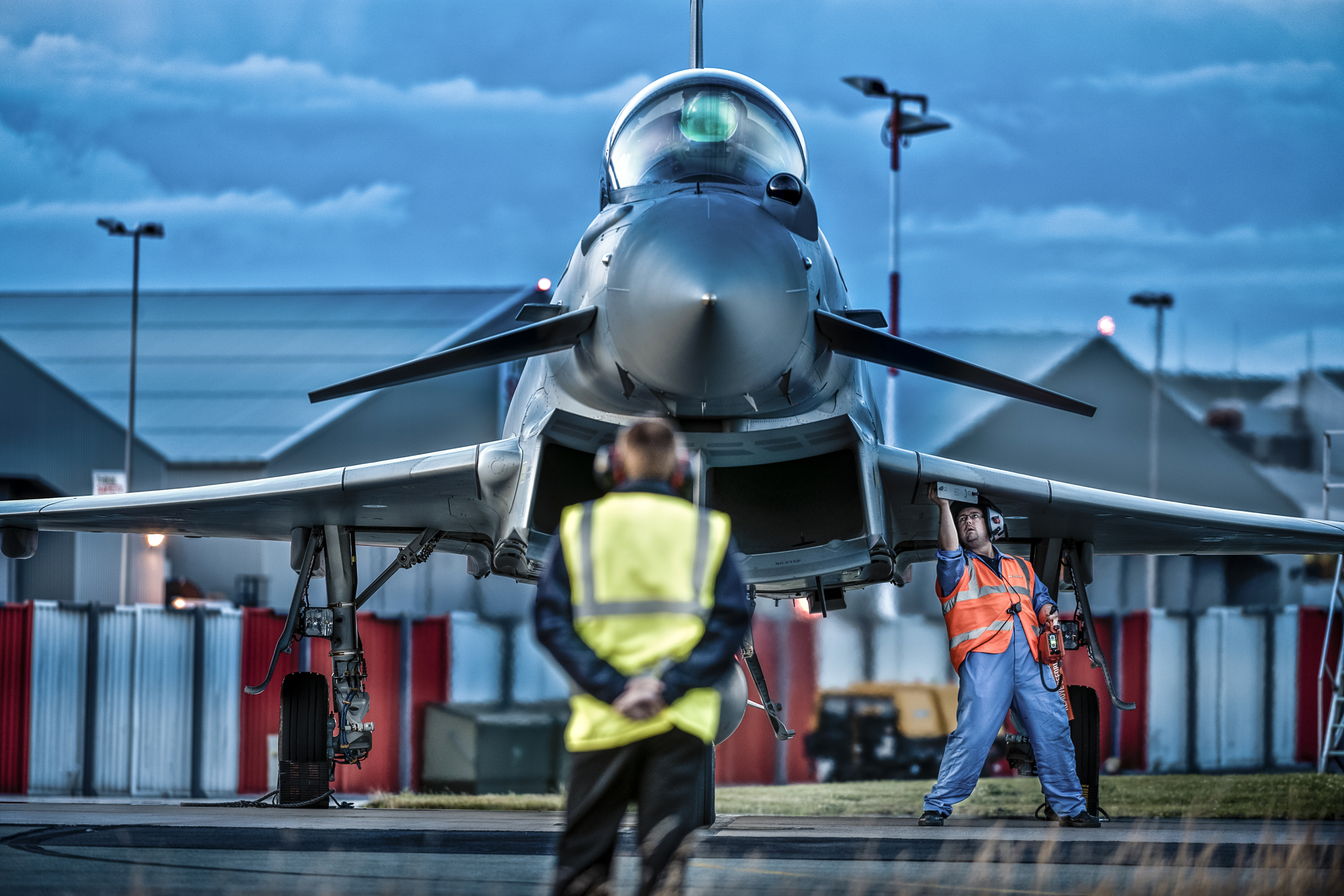 Typhoon support at Coningsby