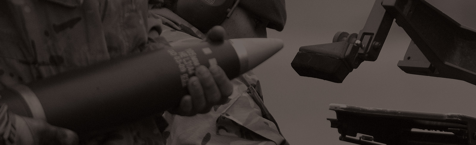 Artillery Ammunition 105mm Banner © Crown copyright