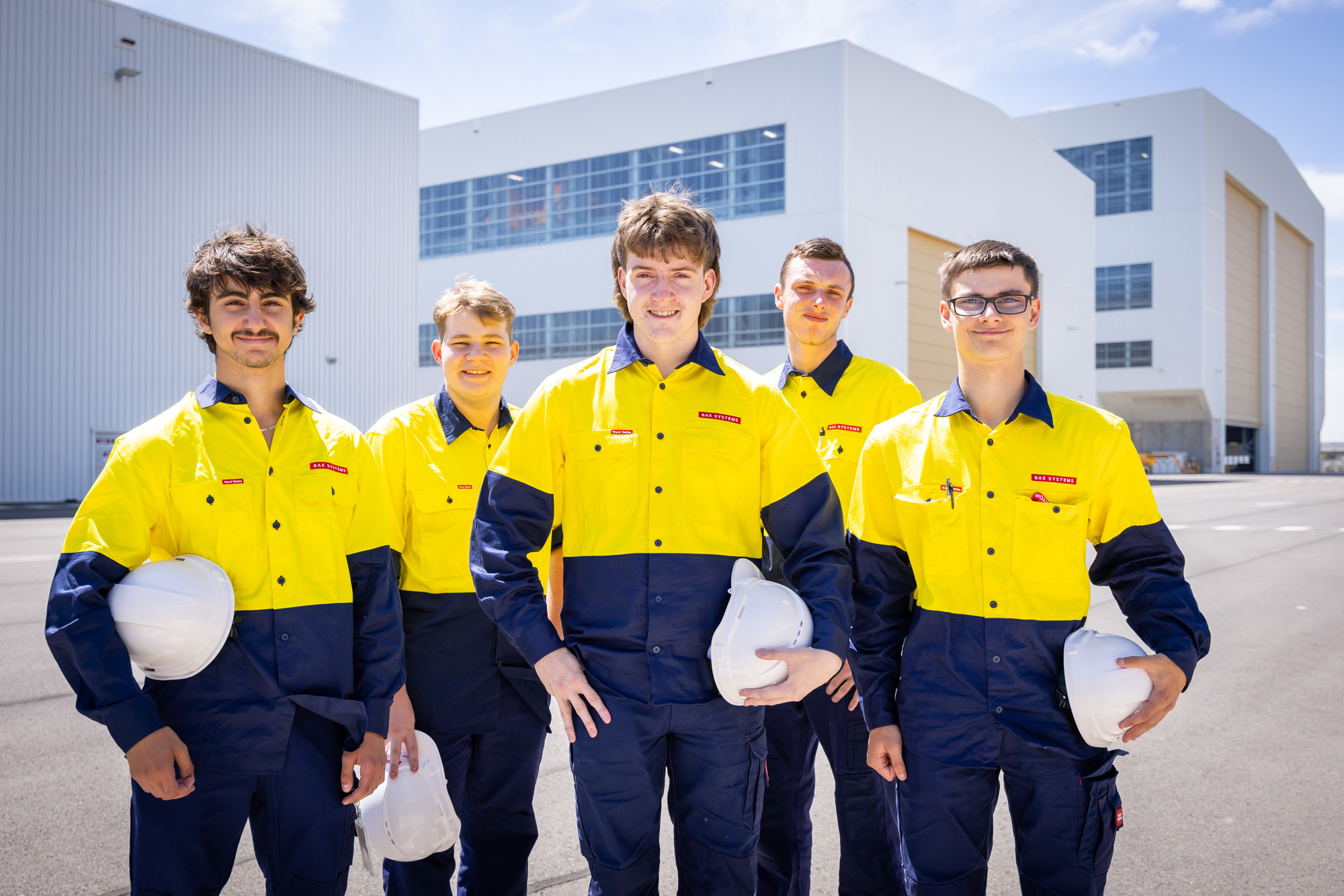 Apprentices at the Osborne Naval Shipyard