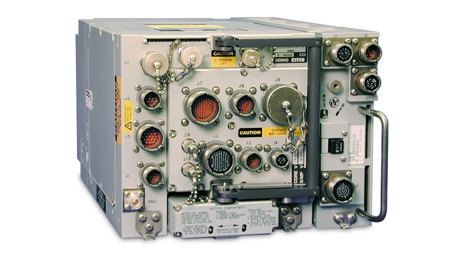 MIDS Low Volume Terminal (LTV), which provides next-gen Link 16 Digital Data Link technology for secure data, voice, tactical air navigation (TACAN), and relative navigation in a small, affordable, reliable unit for air, sea, or ground.
