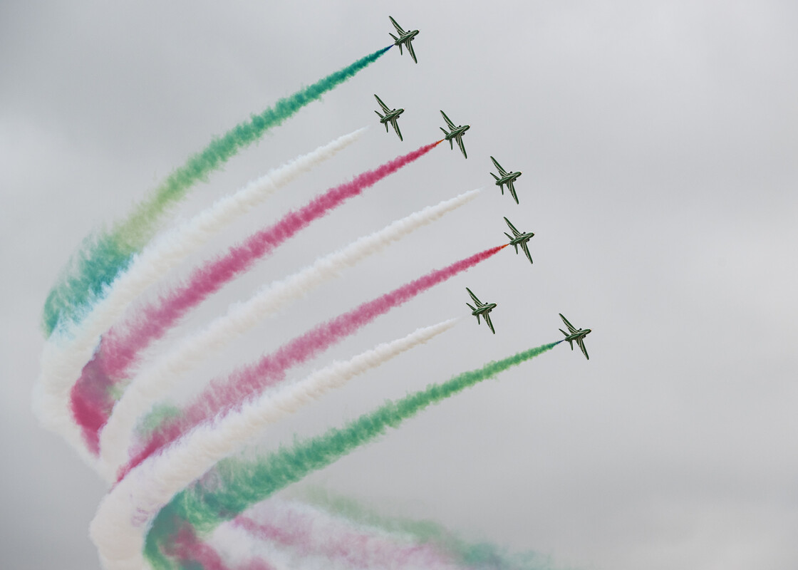 Saudi Hawk Display Team performance