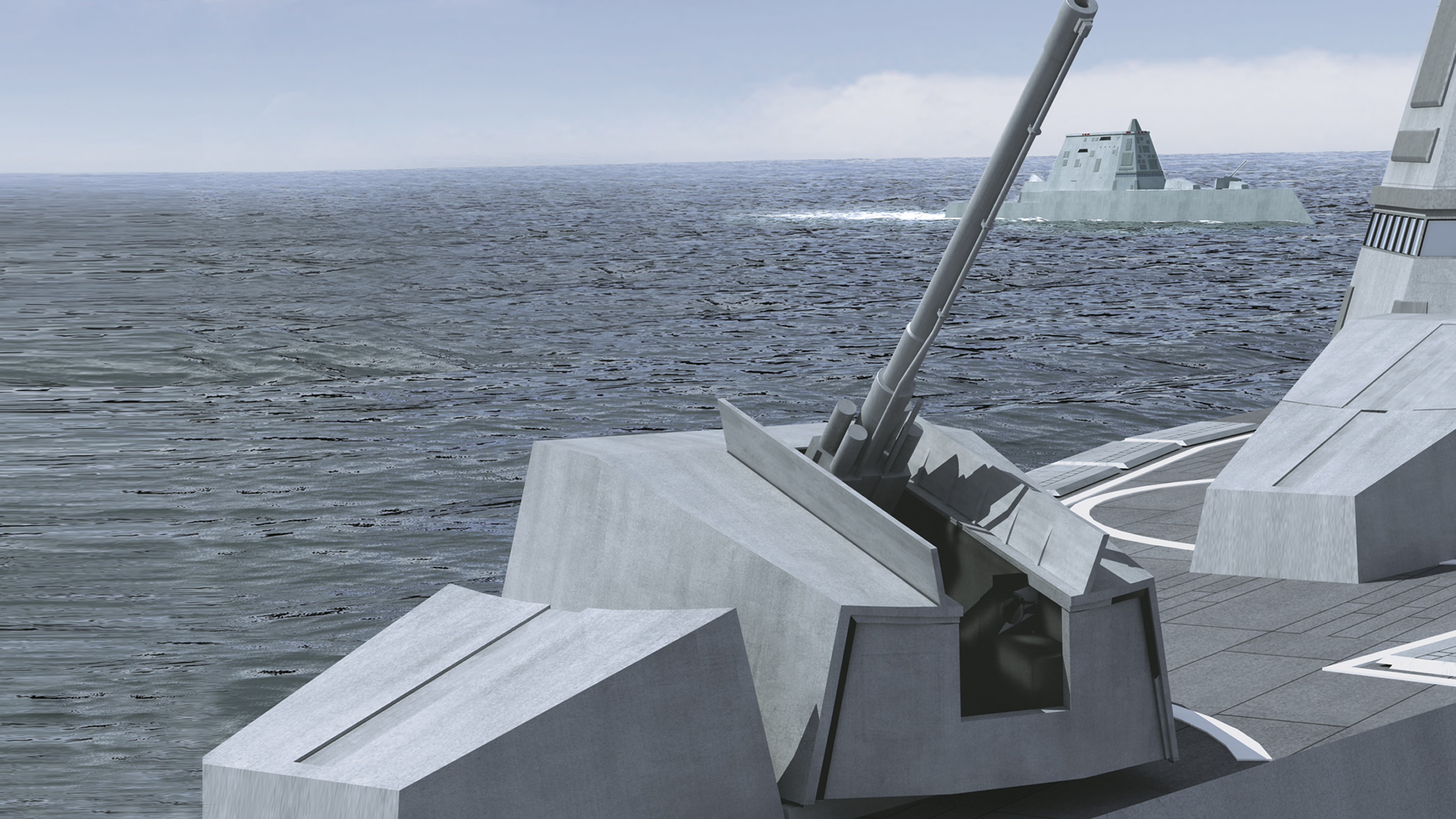 Advanced Gun system at sea