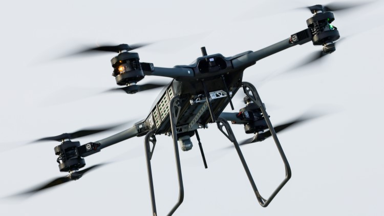 A fleet of all-electric Malloy Aeronautics T-150 uncrewed quadcopters will transport supplies between UK Carrier Strike Group ships when it deploys to the Indo-Pacific.