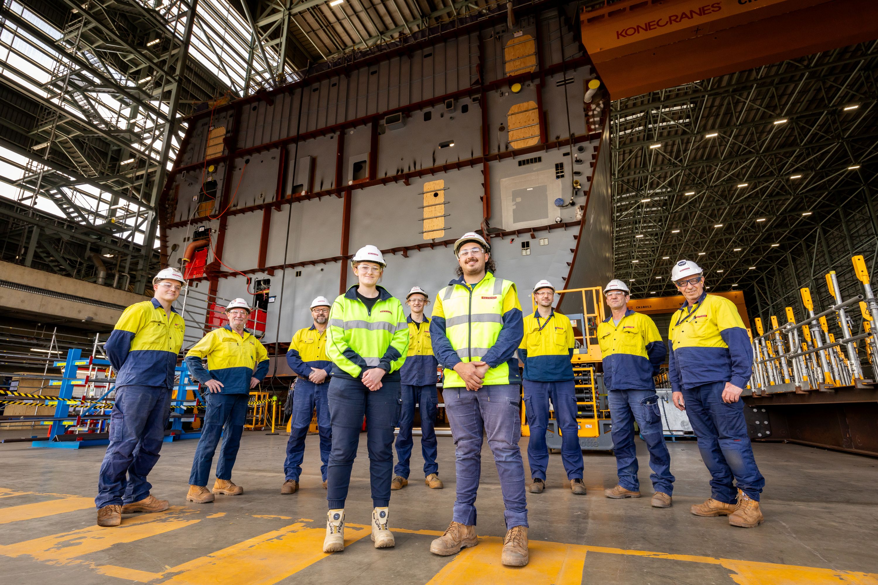 The first graduating cohort of Hunter Class Frigate apprentices